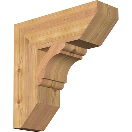 Ekena Millwork Olympic Slat Smooth Bracket, Western Red Cedar, 5 1/2"W x 18"D x 18"H BKT06X18X18OLY06SWR